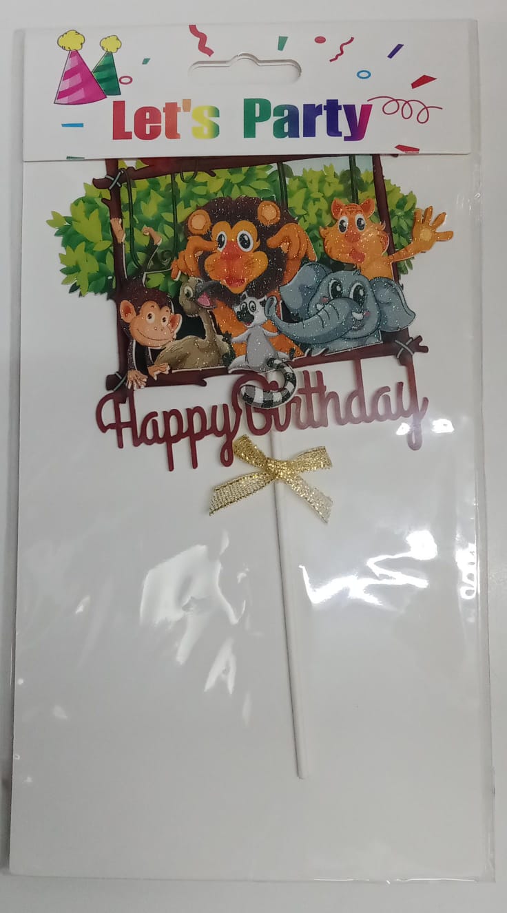 Jungle Theme Topper Design 1