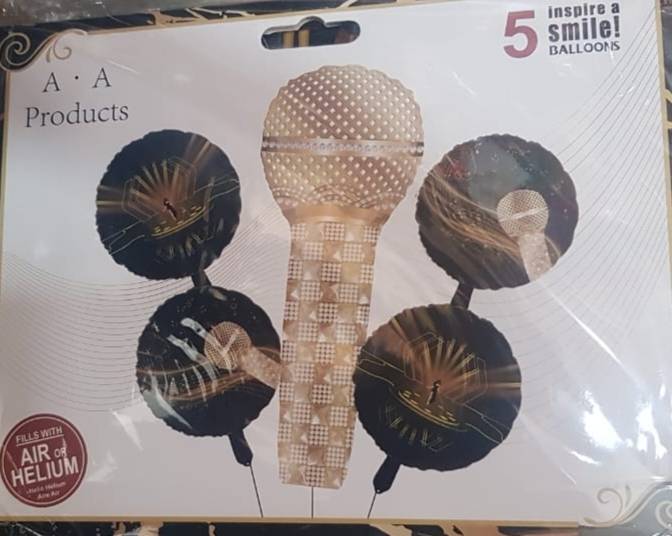 Karaoke 5 Pcs Foil Set