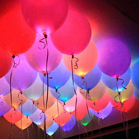 LED Balloons 5 Pcs Pkt