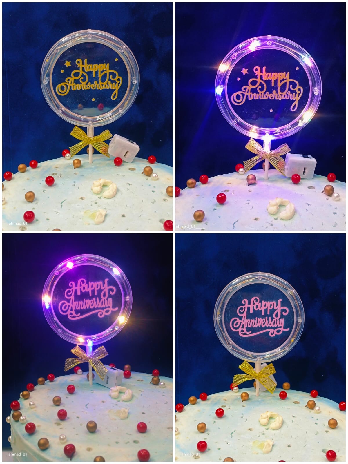 LED Topper Happy Anniversary