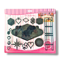 Las Vegas Theme Cookie Cutter & Embosser Set - Casino & Sign Inspired Collection - Pack of 1