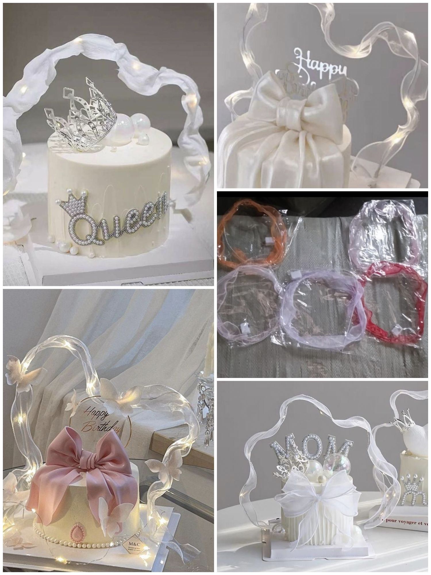 Led Ribbon Topper 4-5 Colors Assorted