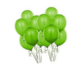 Light Green Metallic Latex Balloons - 50 Pcs
