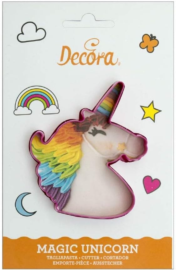 Magical Unicorn Cookie Cutter – 1 Piece - Perfect for Baking, Fondant, Sandwiches & Creative Treats