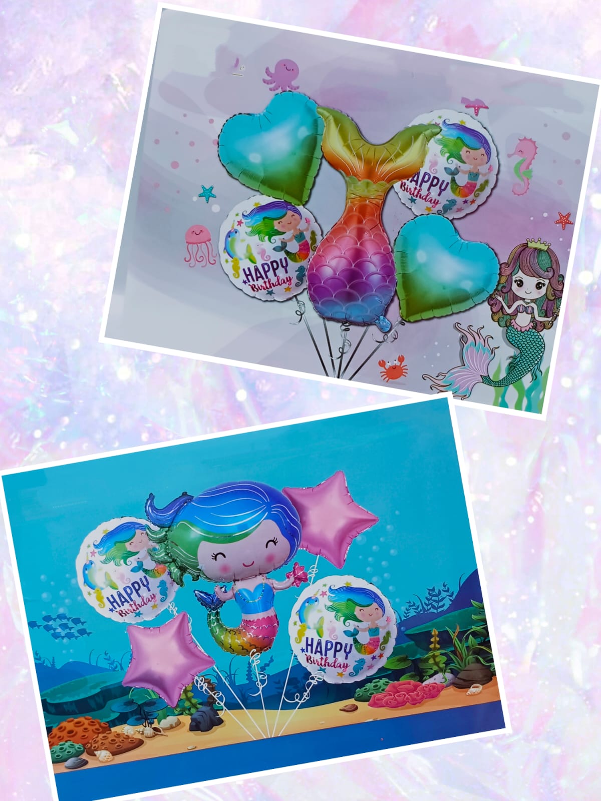 Mermaid 5 Pcs Foil