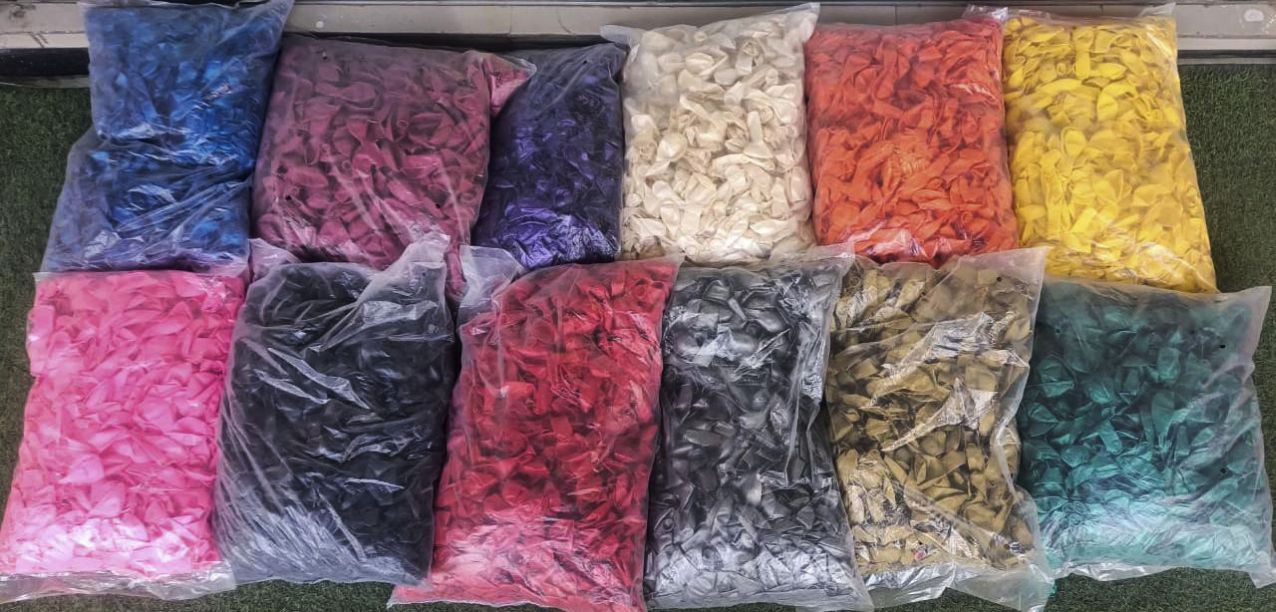 Metallic Balloon 1000 Pcs Packing 1.5 g - Imported
