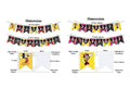 Mickey Minnie Vcut Paper Banner 15 Tag