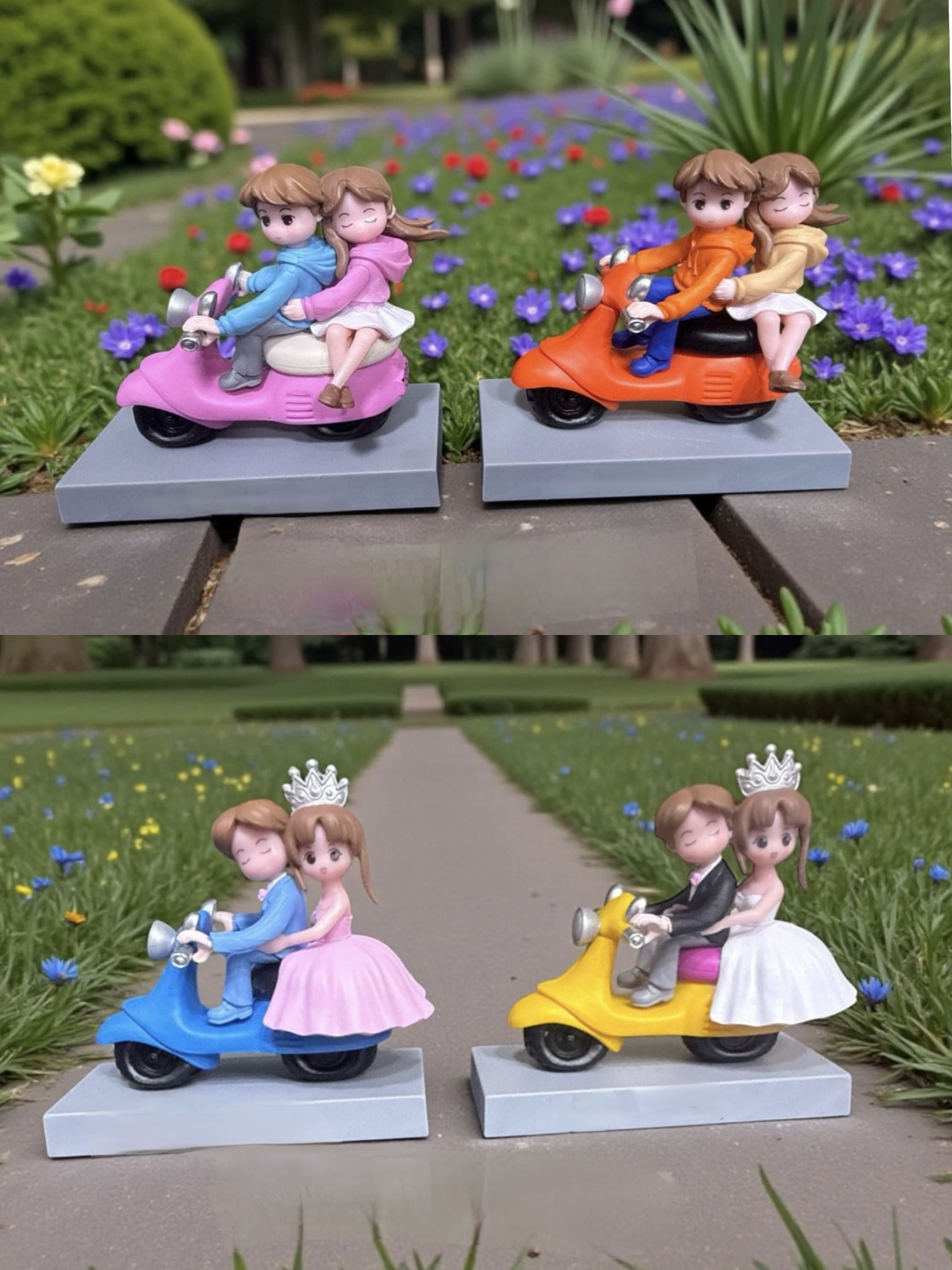 Miniature Couple Scooter