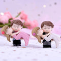 Romantic Love Kissing Couple Miniature