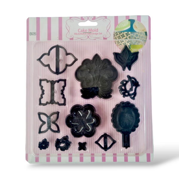 Mix & Match Side Design Cookie Cutter Set - Decorative Border Collection - Pack of 1