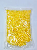 Mix Size Sprinkle Pearls Edible Beautiful Yellow 1 Kg Pack