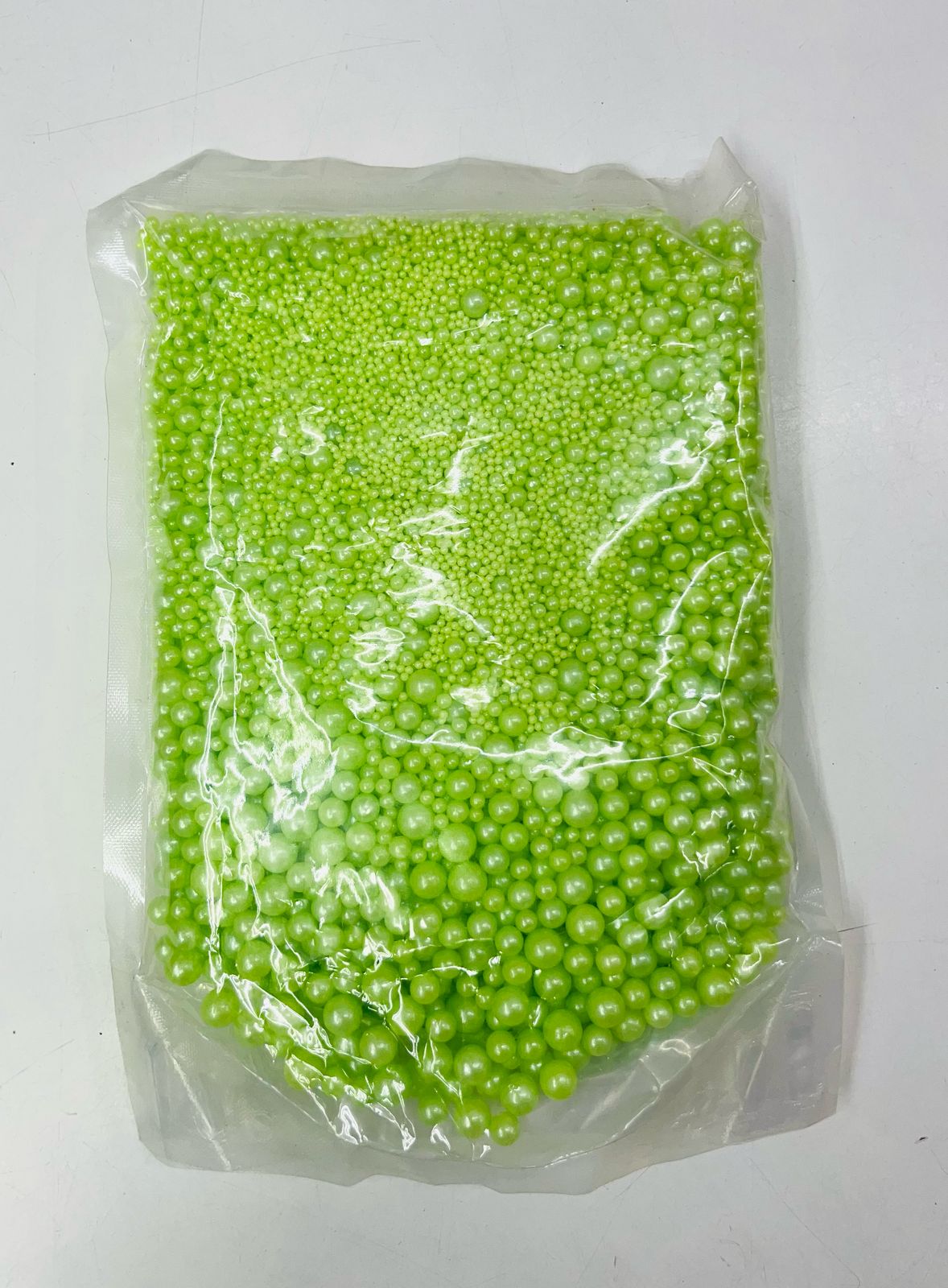 Mix Size Sprinkle Pearls Edible Dark Green 1 Kg Pack