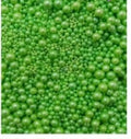 Mix Size Sprinkle Green Pearls Edible 1 Kg Pack
