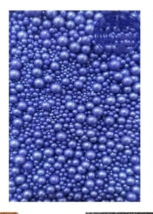 Mix Size Sprinkle Pearls Edible Dark Blue 1 Kg Pack