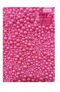 Mix Size Sprinkle Pearls Edible Pink 1 Kg Pack
