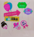Mom Theme Acrylic Topper Set