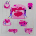 Mr & Mrs Theme Acrylic Topper Set