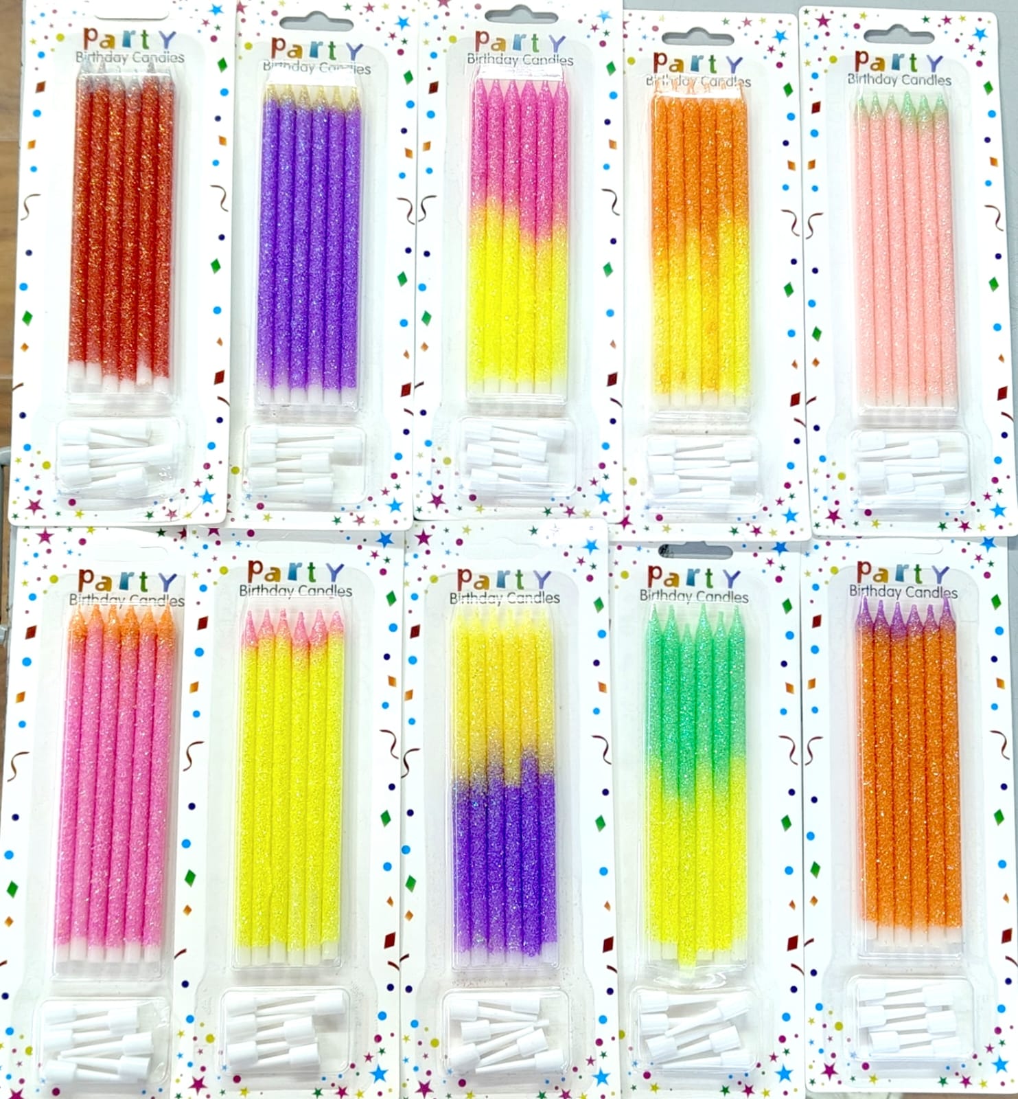 Multicolour Candle Pack