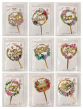 OFFER - Imported Happy Birthday Printed Toppers Mix Designs