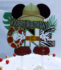 "ONE" Acrylic Birthday Jungle Theme