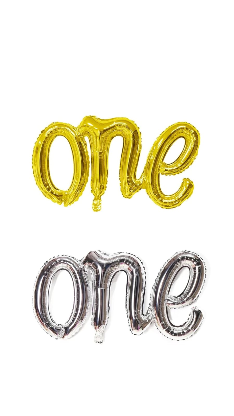 One Foil Big Size Golden & Silver