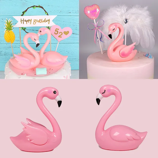 Pair Of Flamingo Plastic