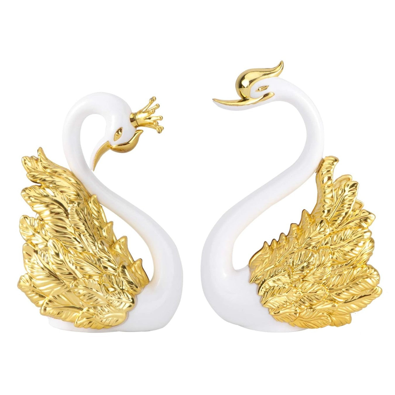Pair Of Golden Swan