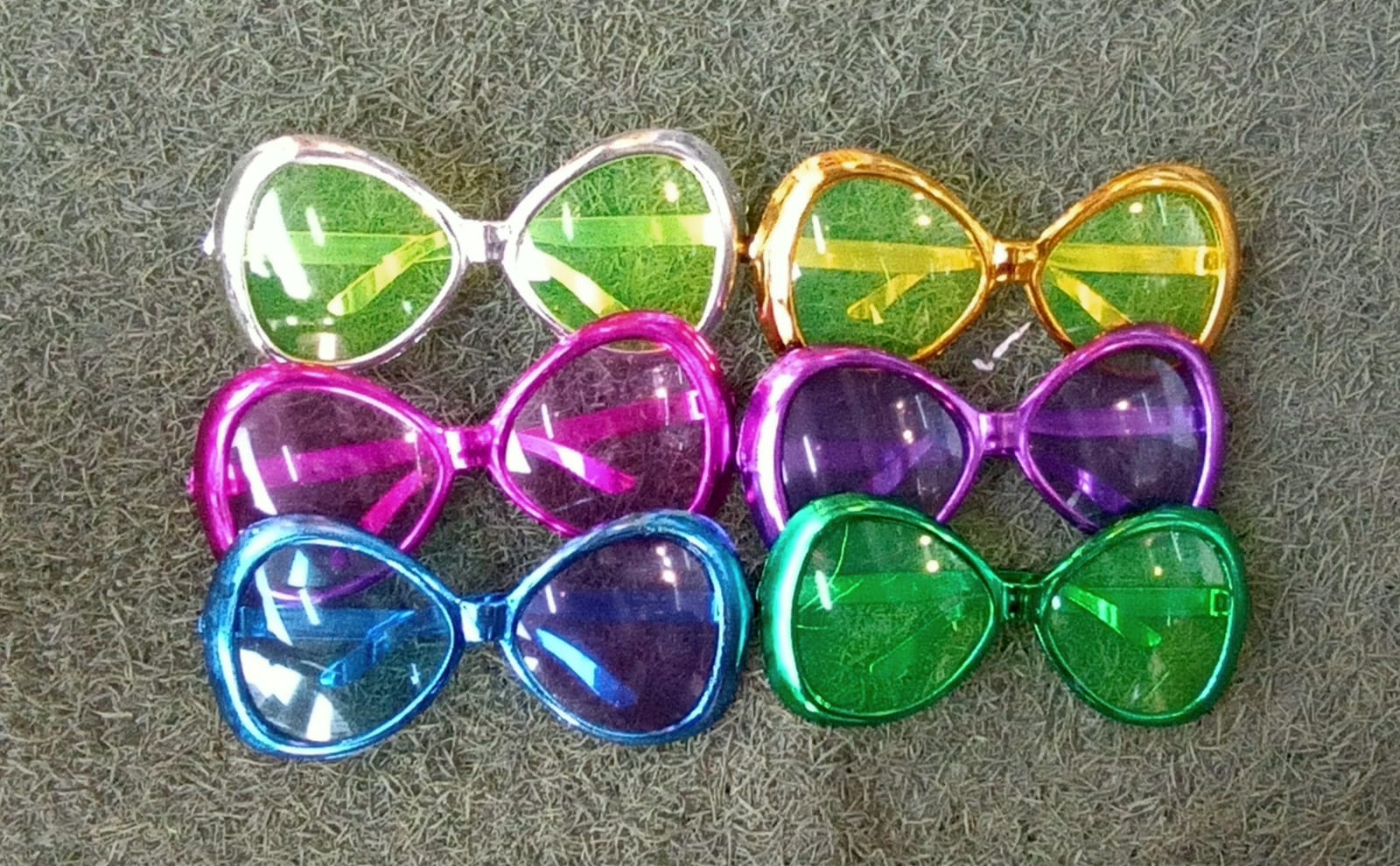 Party Goggles : Assorted Colors 12 Pcs Per Set