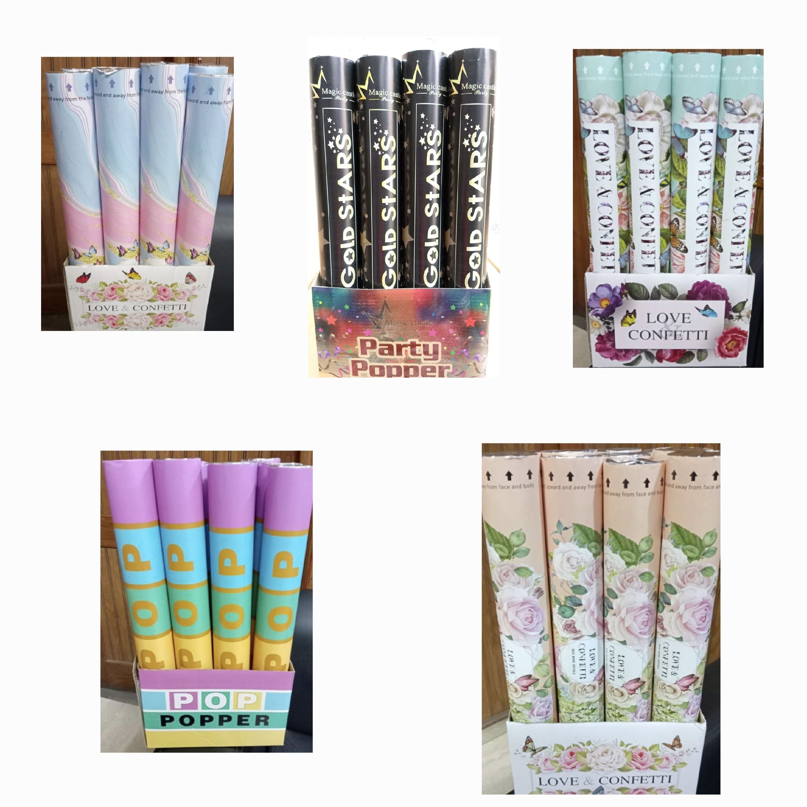 Party Popper 40 cm Paper / Confetti