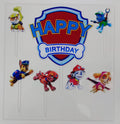 Paw Patrol Theme Acrylic Topper Set