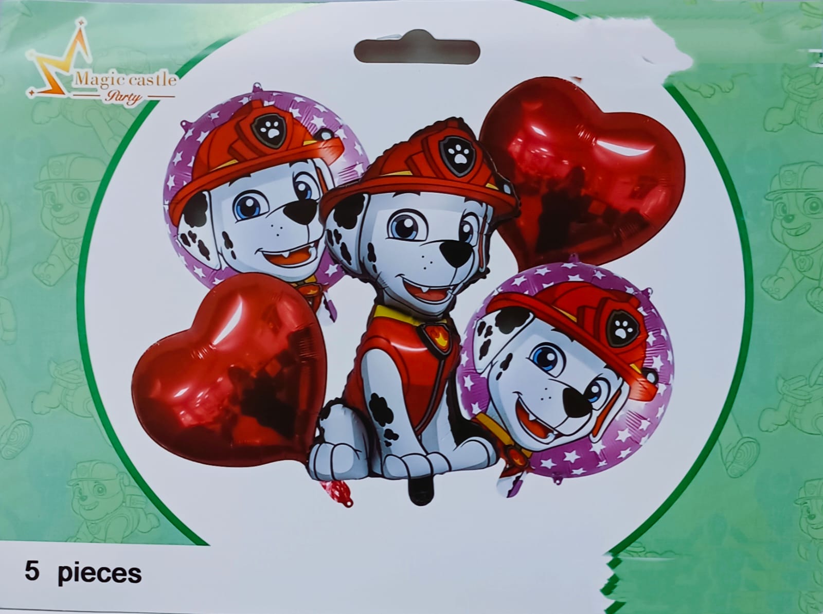 Paw Patrol 5 Pcs Foil
