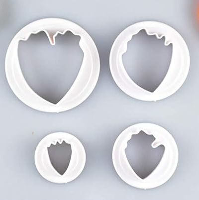 Peony Flower Fondant Cutter Set - Multi-Size Petal Cutters for Realistic Sugar Flowers - Pack of 4
