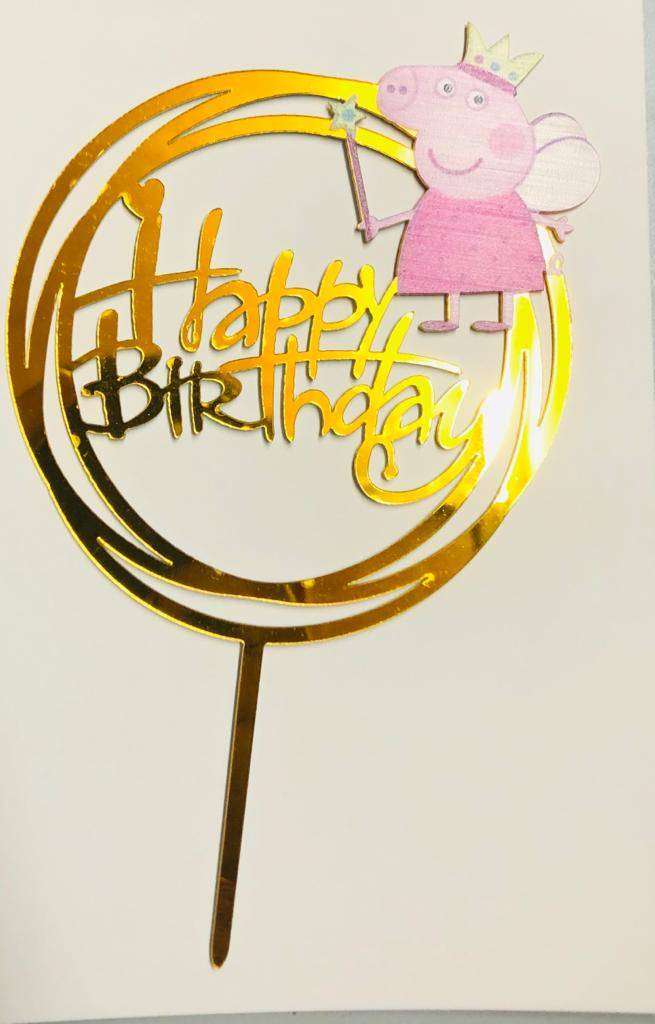 Peppa Pig Cake Topper