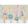Peppa Pig Theme 12 Pcs Swirl Pack