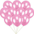 Pink Metallic Latex Balloons - 50 Pcs