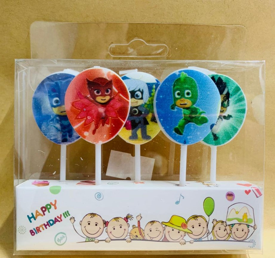 Pj Mask Candle 5 pcs Set