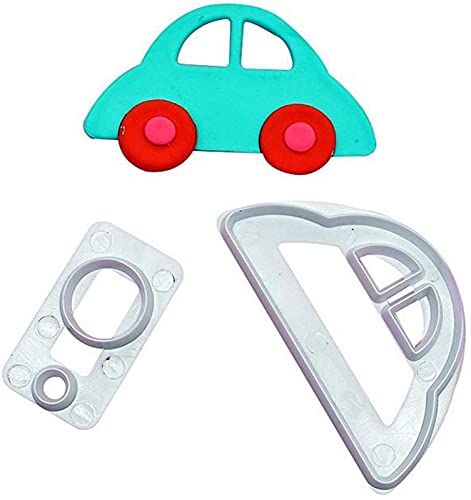 Plastic Car Theme Fondant Cookie Biscuit Cutter Mould