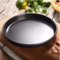 Premium Non-Stick Pizza Baking Tray - Round Carbon Steel Pizza Pan for Perfect Crusts - 1 Piece