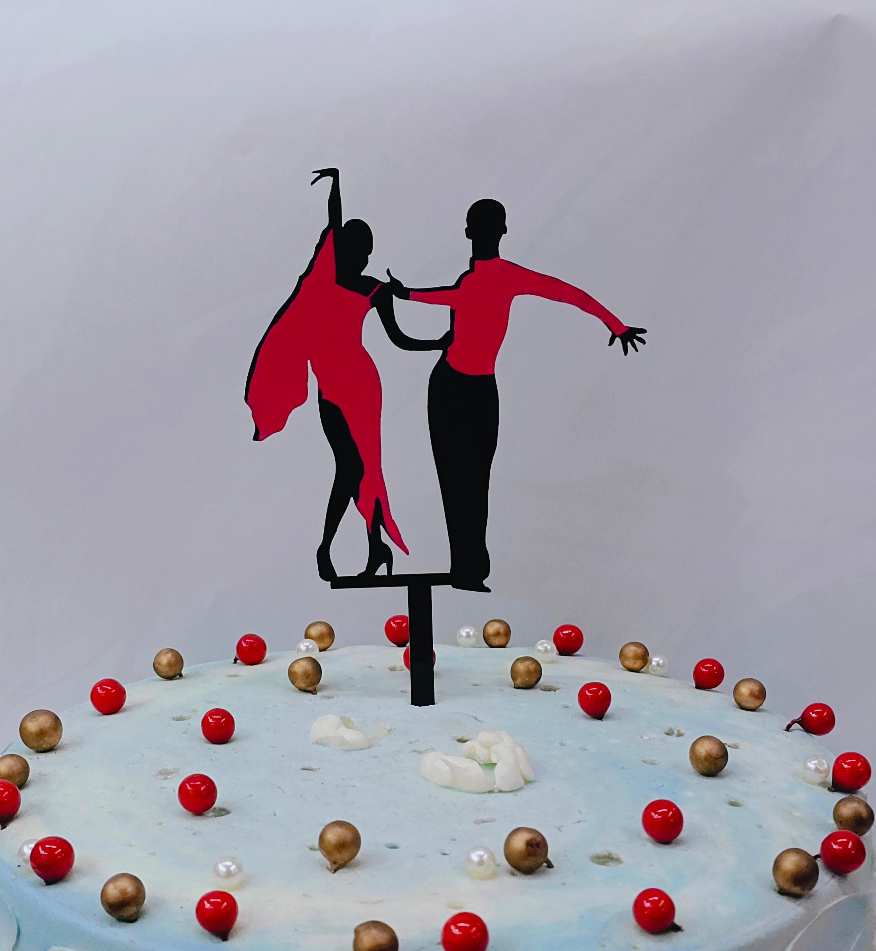Printed Cake Toppers Dance