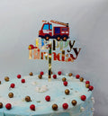 Printed Cake Toppers Fire Truck