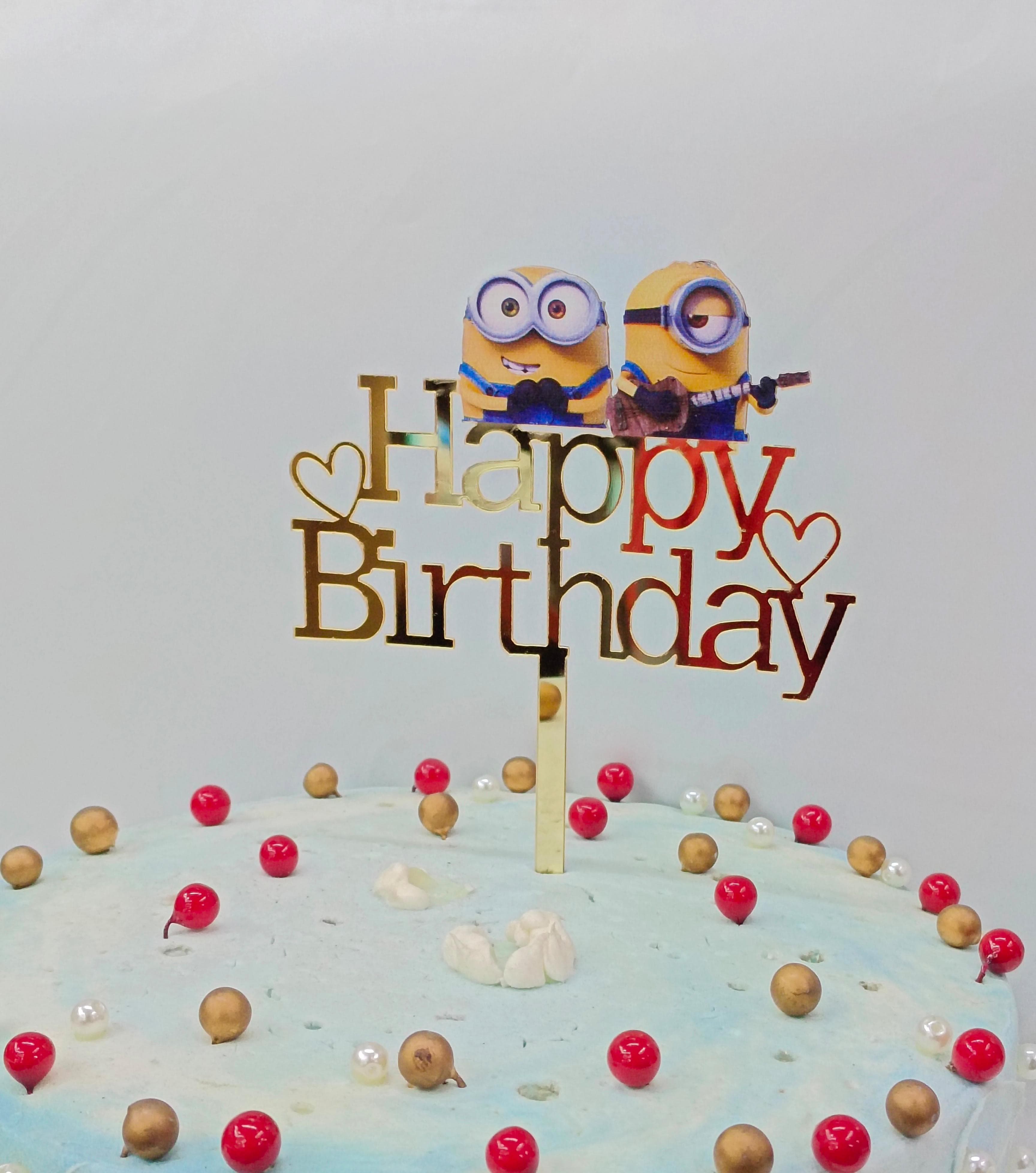 Printed Cake Toppers Minions