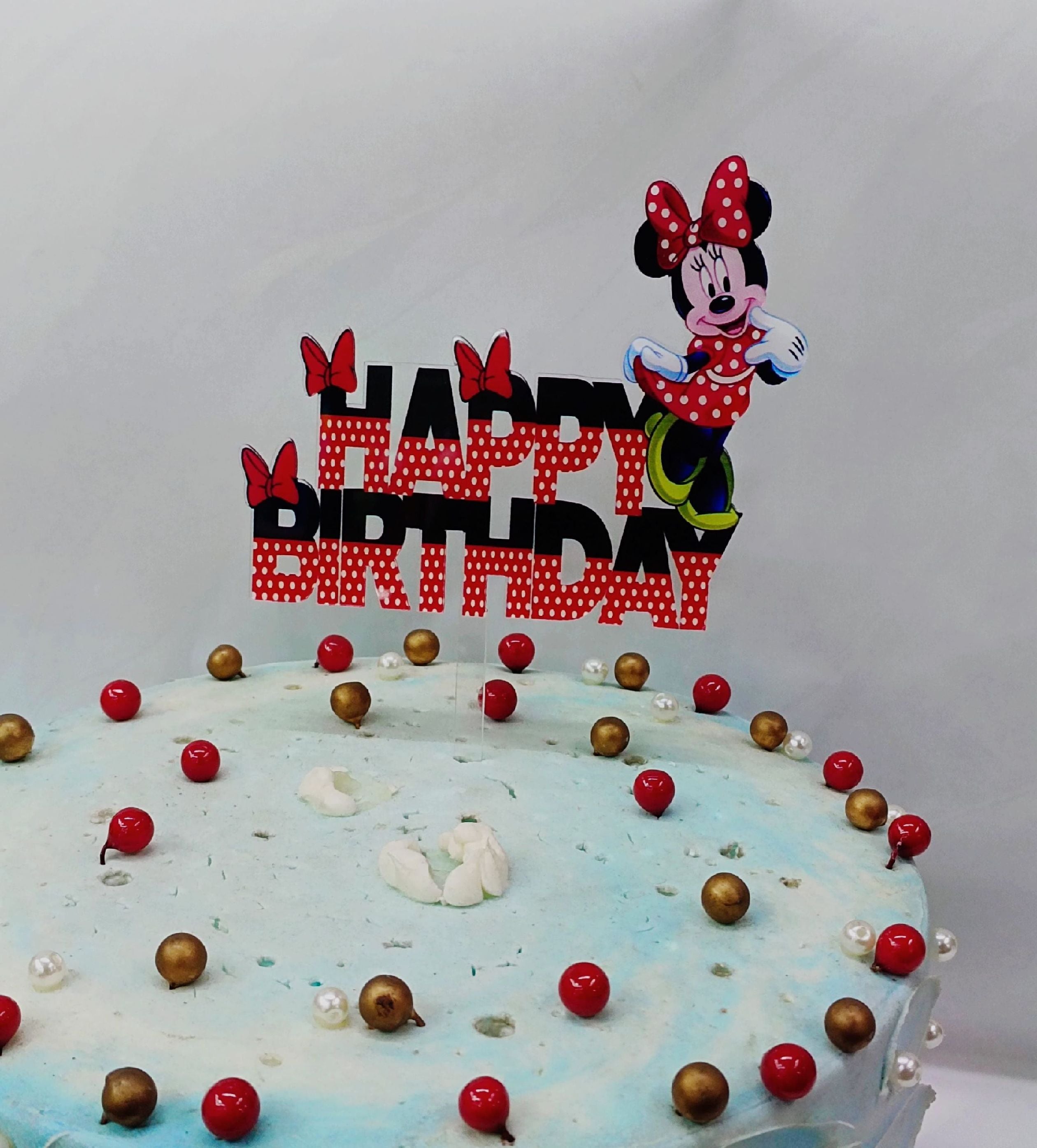 Printed Cake Toppers Minni