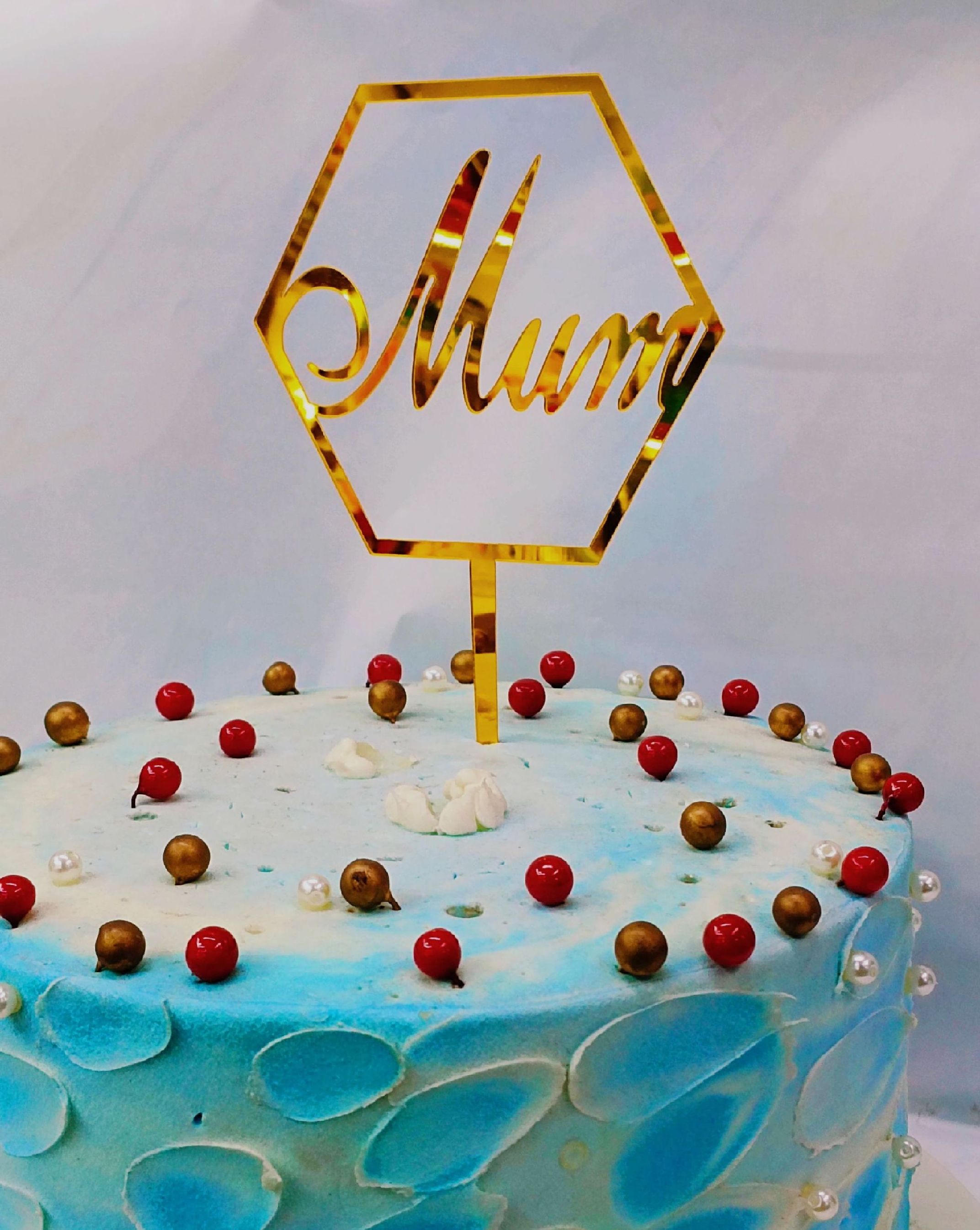 Printed Cake Toppers Mom