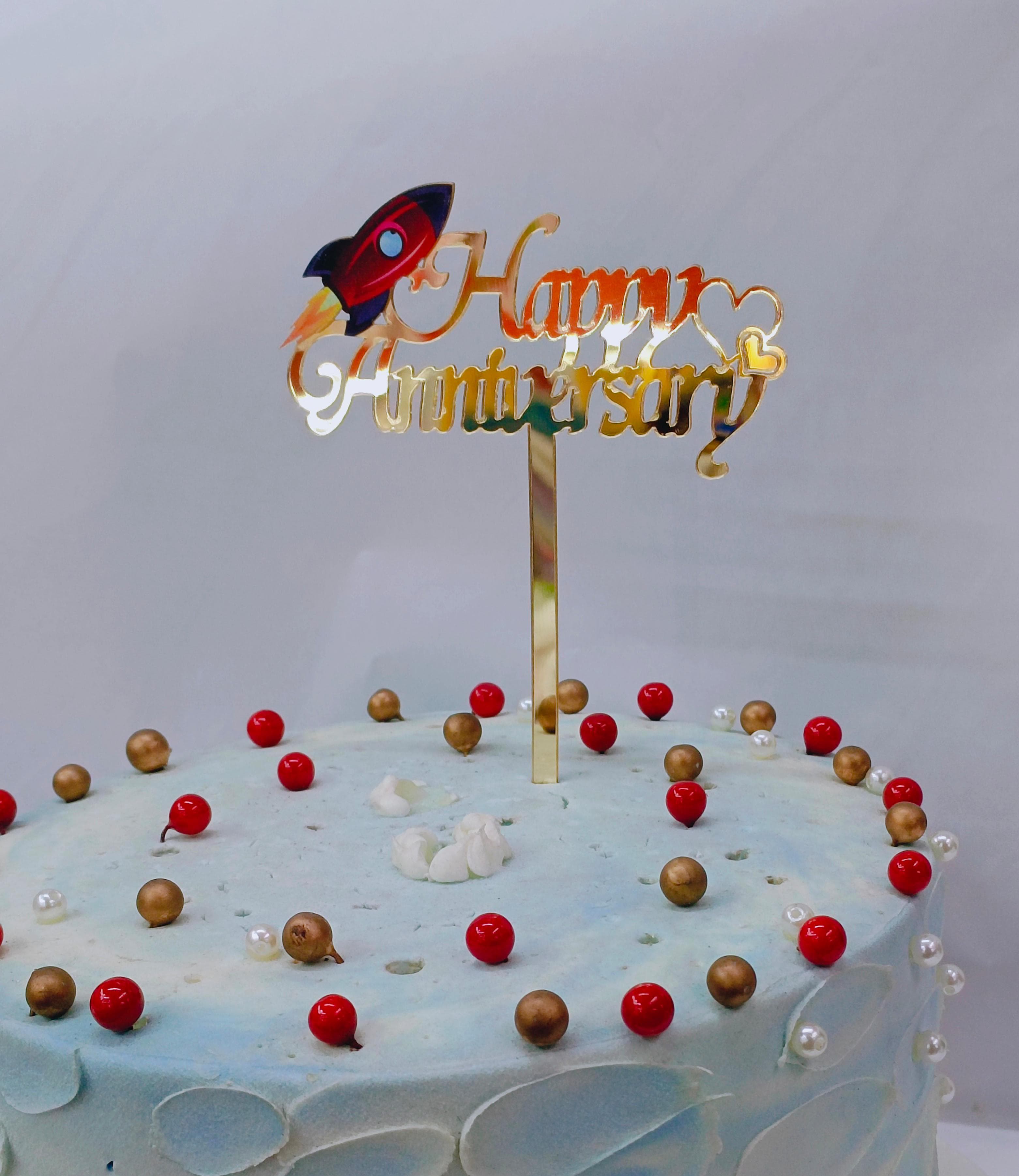 Printed Cake Toppers Rocket