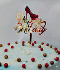 Printed Cake Toppers Heel Shoe