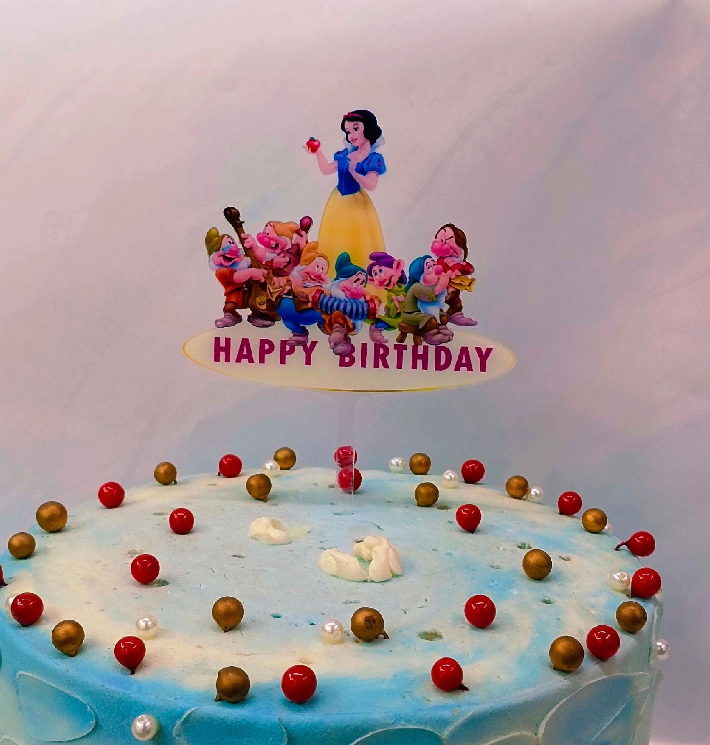 Printed Cake Toppers Snow White