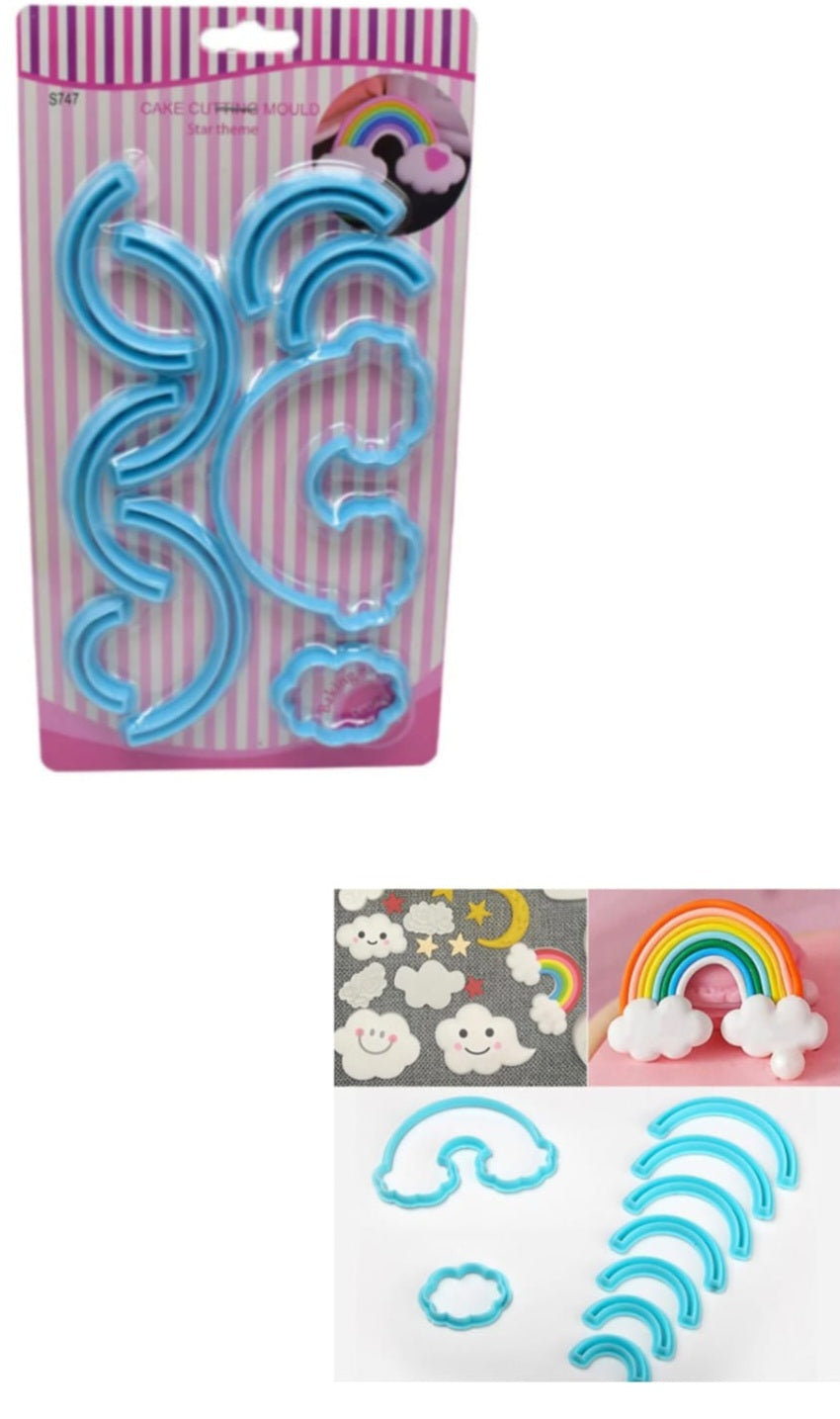 Rainbow Cloud Cake Cutter