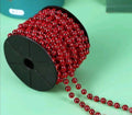 Red Cake Decoration Pearls Bead Roll 10 mtr Appx 8 mm