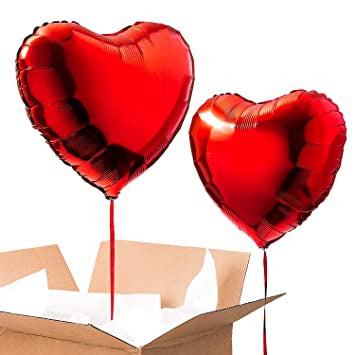 Red Heart Foil 18 Inch Size