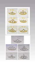 SPL #3 Metal Crown Imported With Hair Comb